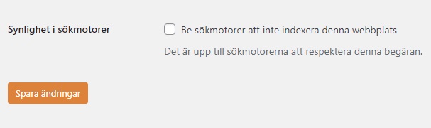 indexera denna webbplats